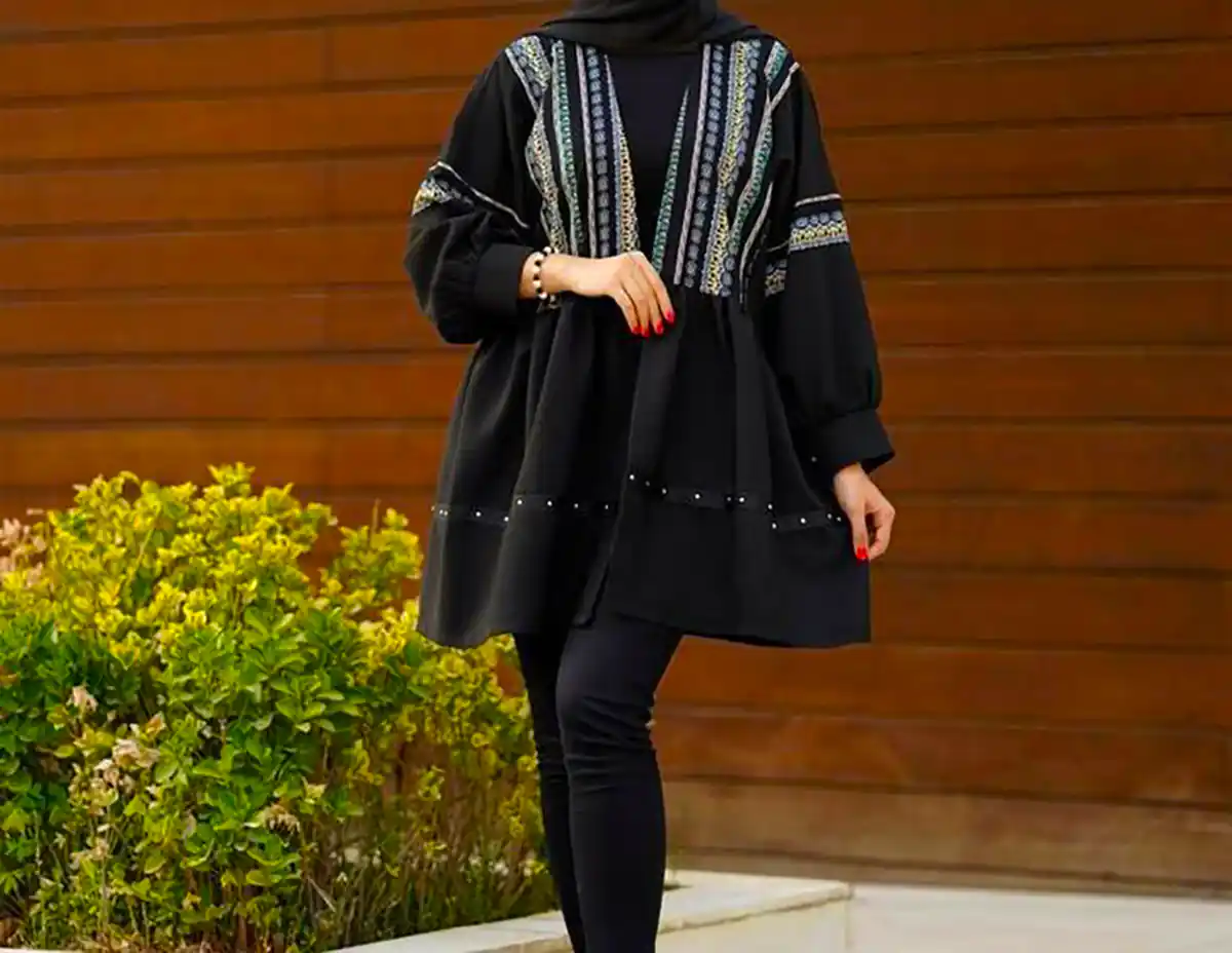 مانتو کوتاه روزمره ساده 