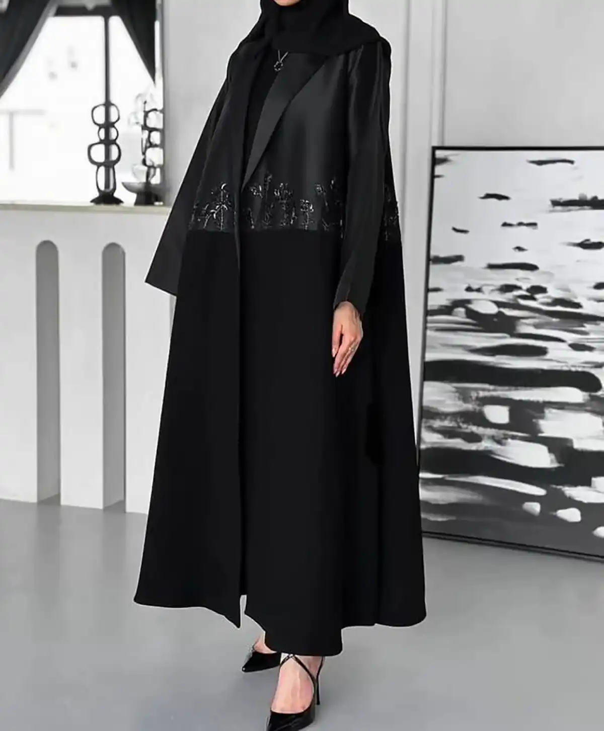 مانتومشکی زنانه لاکچری