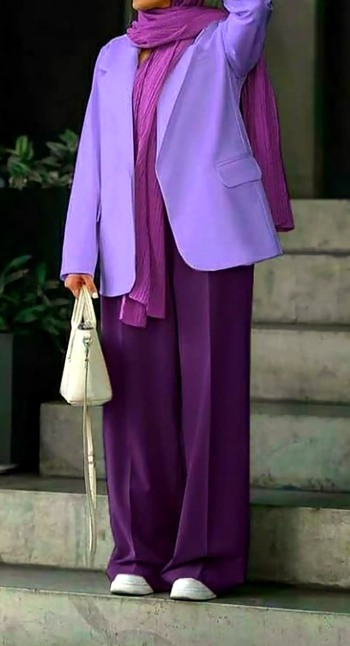 مانتو مد روز بنفش