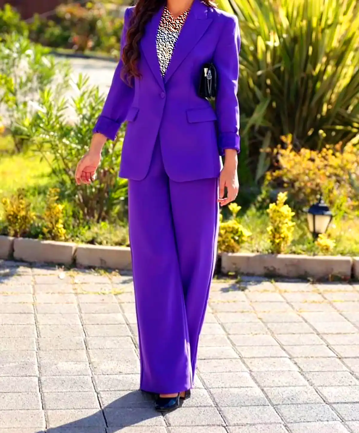 مانتو مد روز بنفش