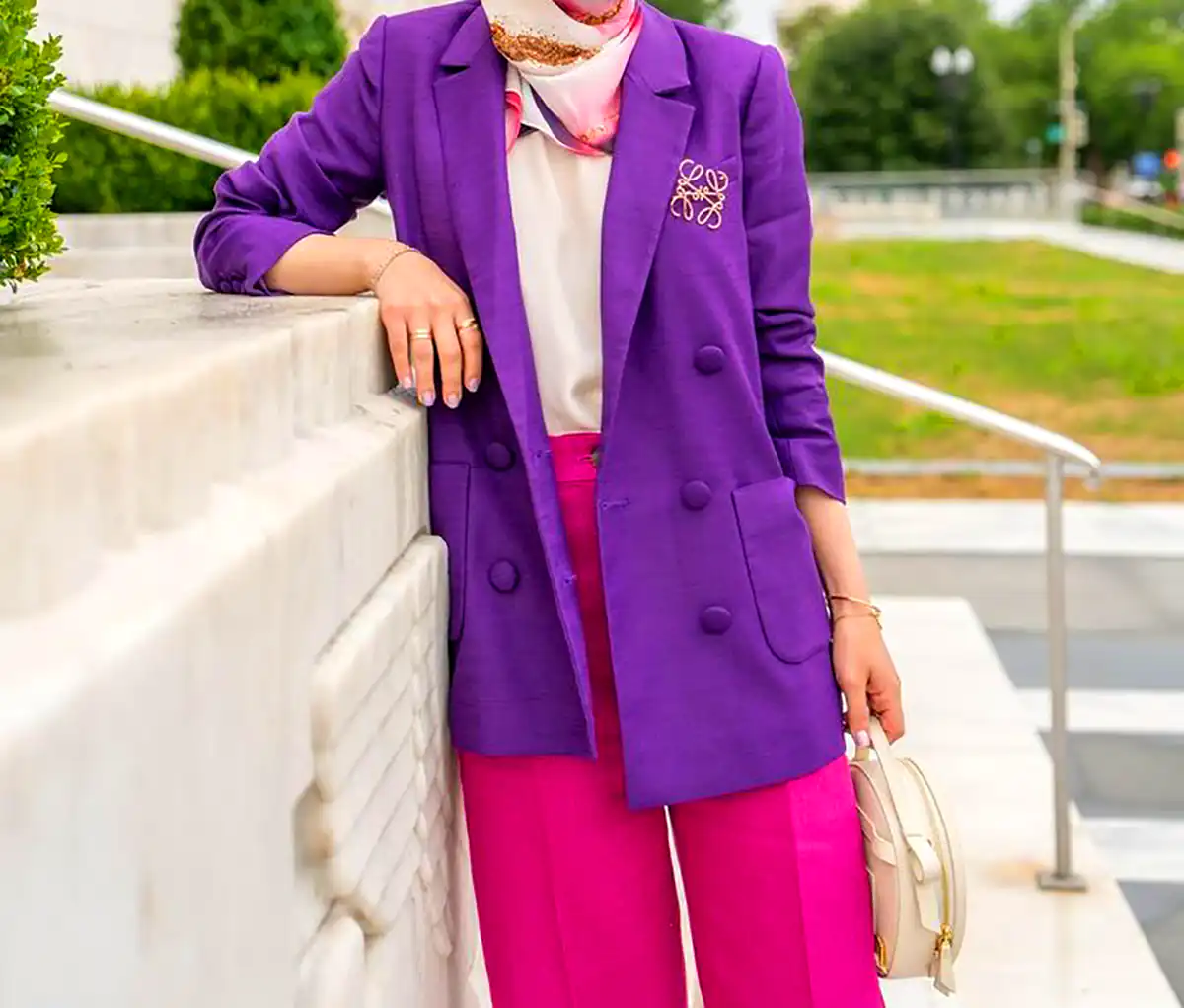 مانتو مد روز بنفش