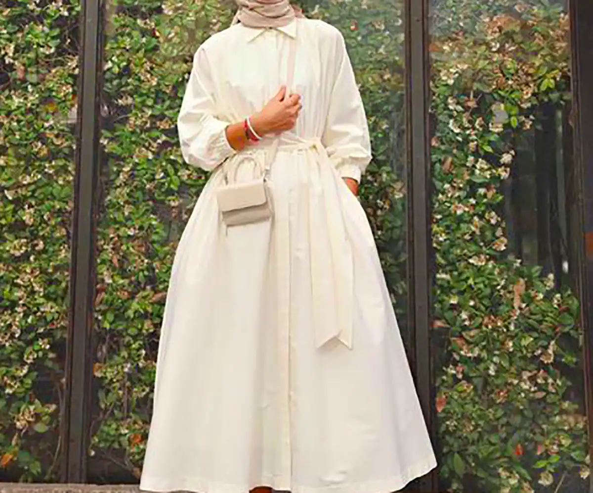 مانتو پیراهنی رنگی جلو بسته