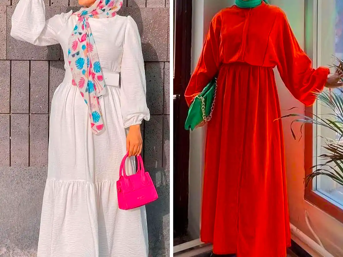 مانتو پیراهنی رنگی جلو بسته