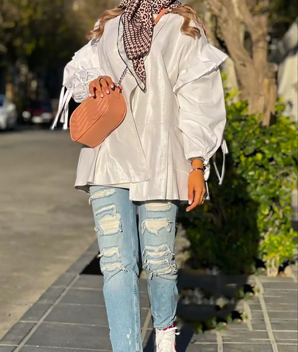 مانتو سفید جدید ترند 