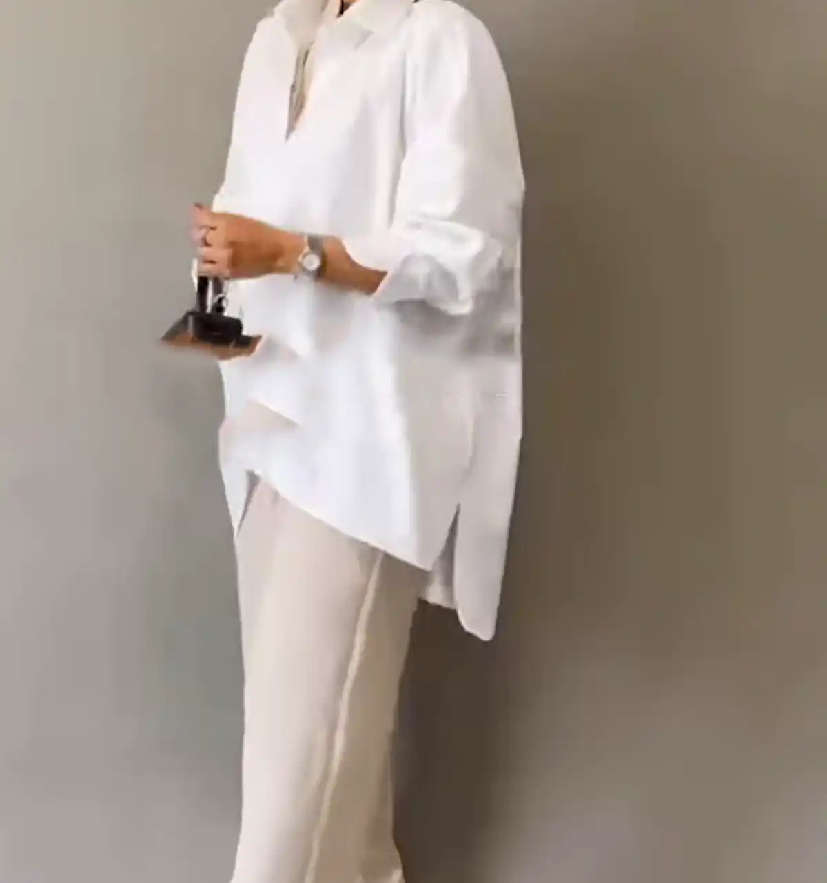 مانتو سفید جدید ترند 