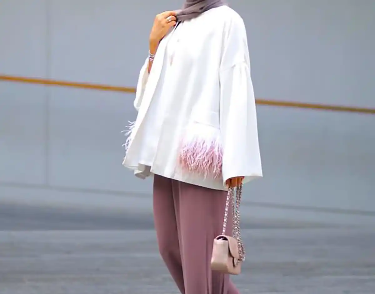 مانتو سفید جدید ترند 