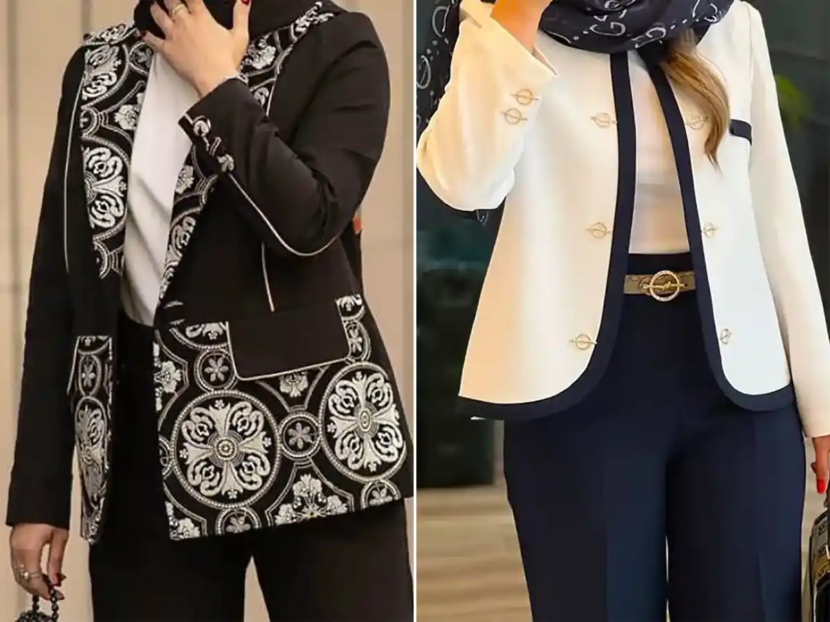 مانتو سوزی دوزی شده شیک