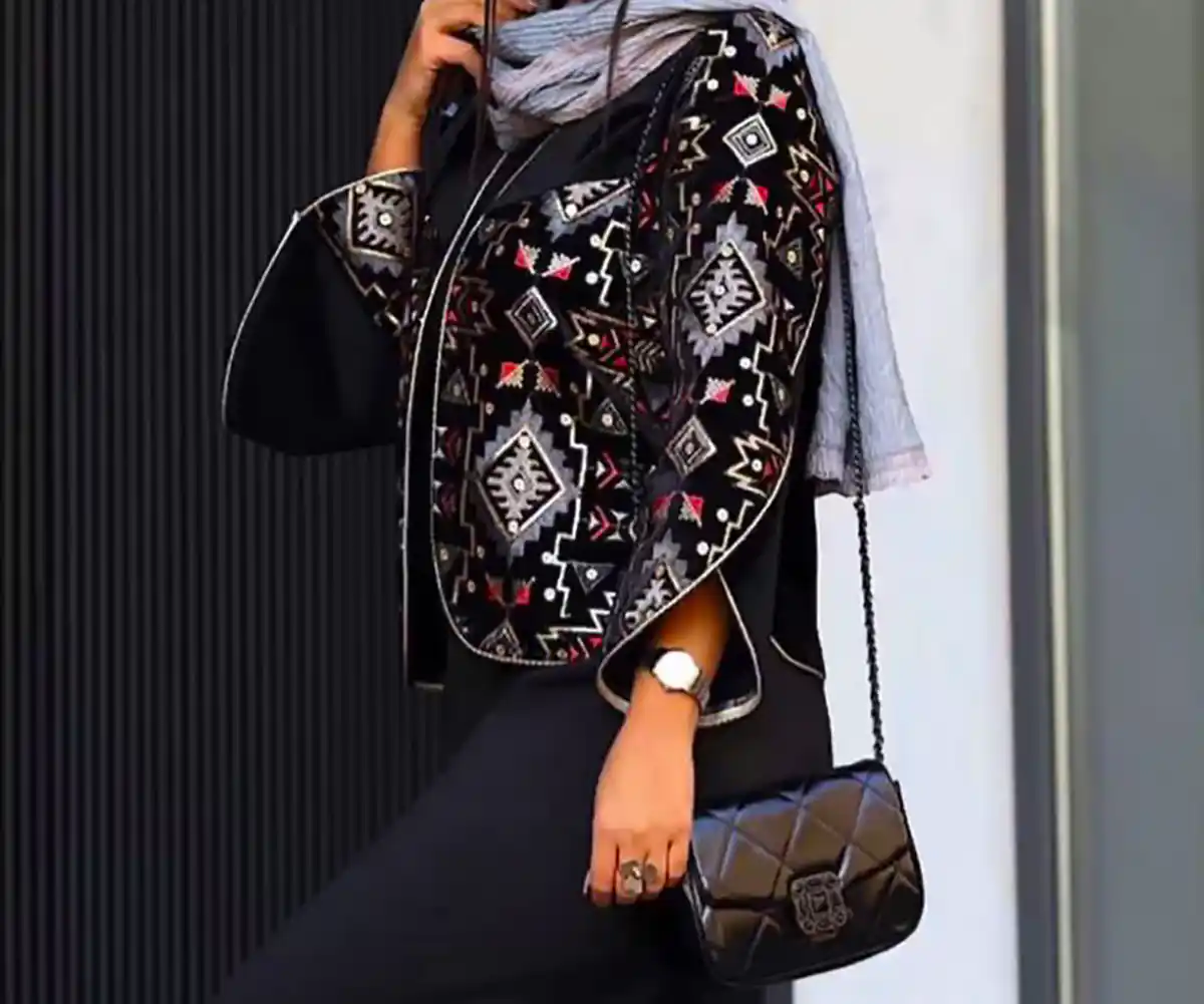 مانتو سوزی دوزی شده شیک