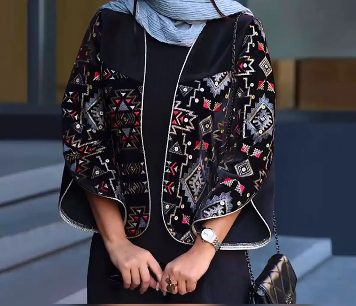 مانتو سوزی دوزی شده شیک