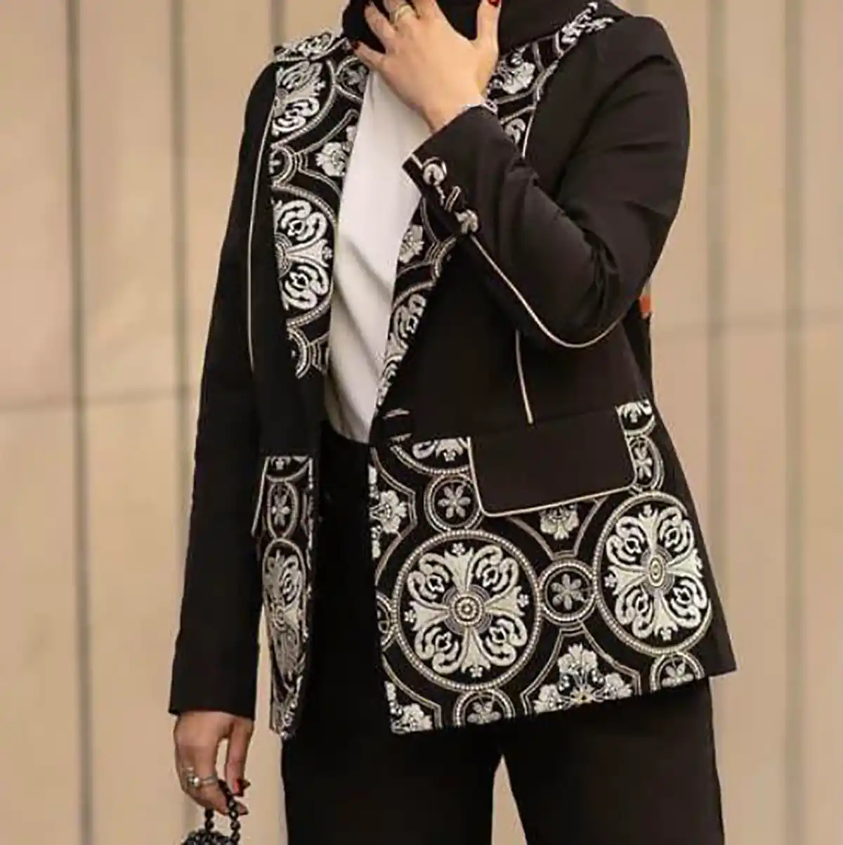 مانتو سوزی دوزی شده شیک