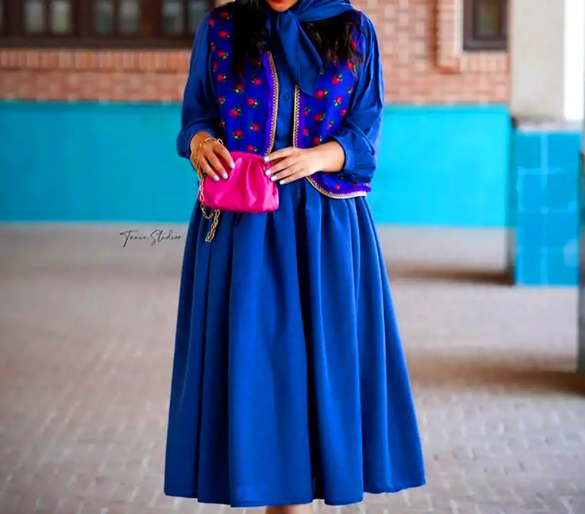 مانتو سوزن دوزی بهاره