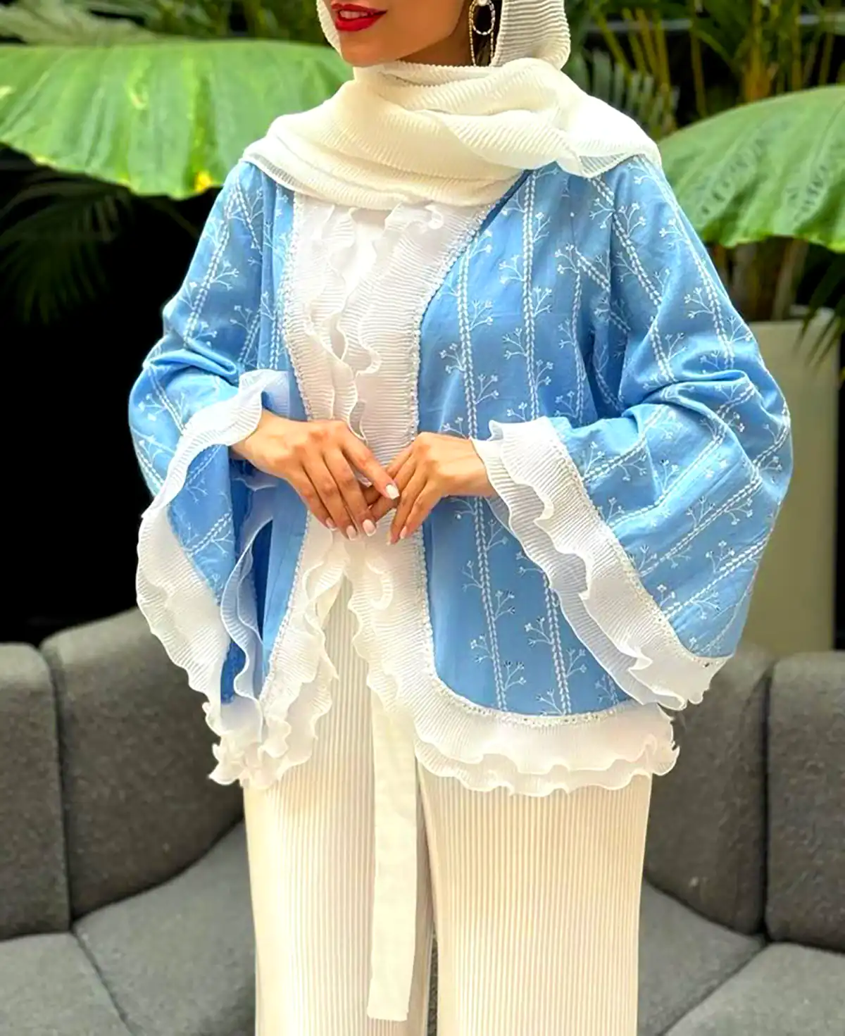 مانتو سوزن دوزی بهاره