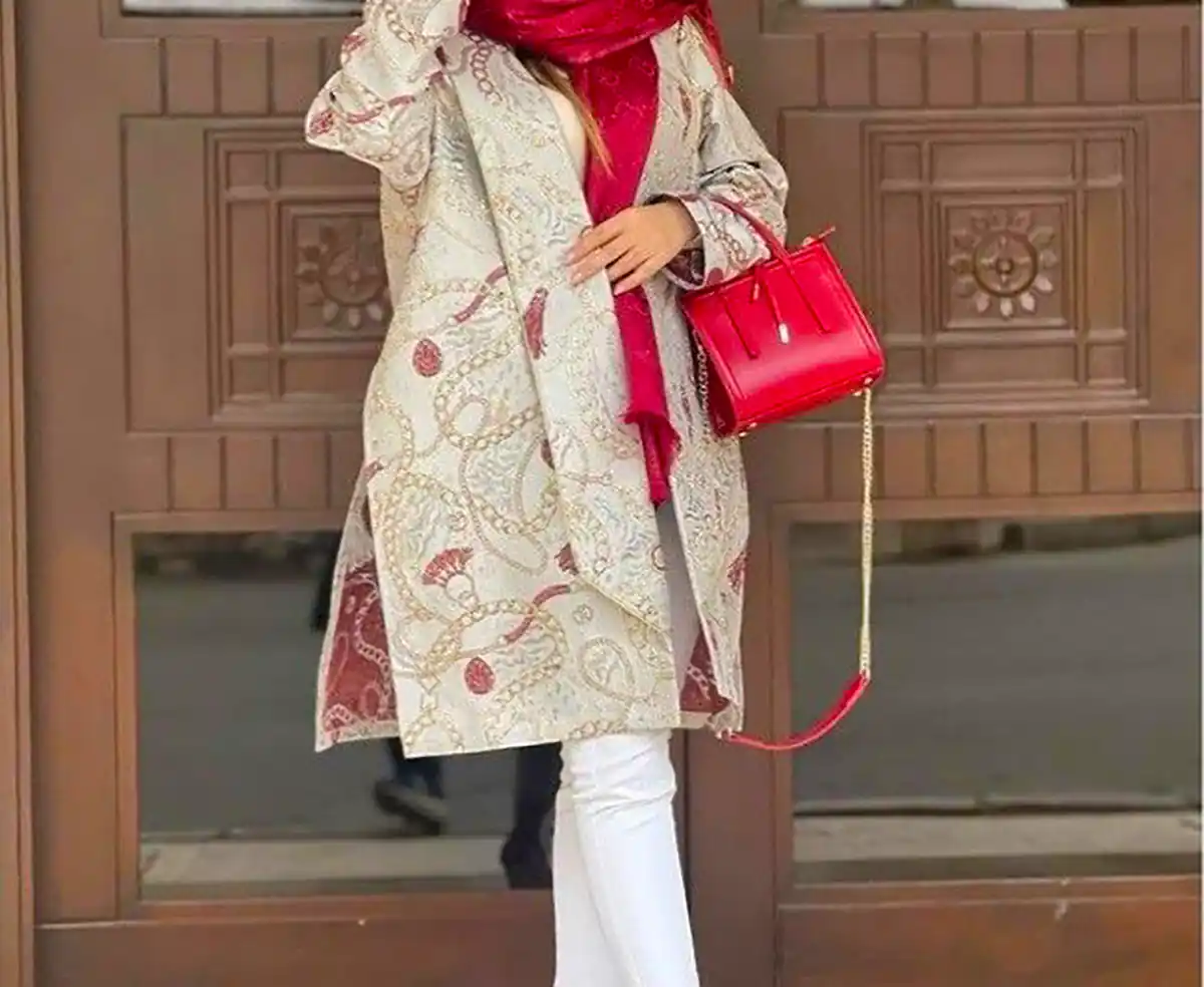 مانتو طرح دار شیک