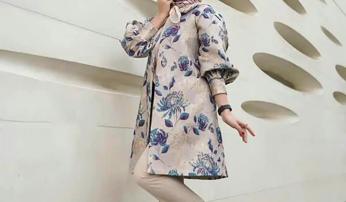 مانتو طرح دار شیک