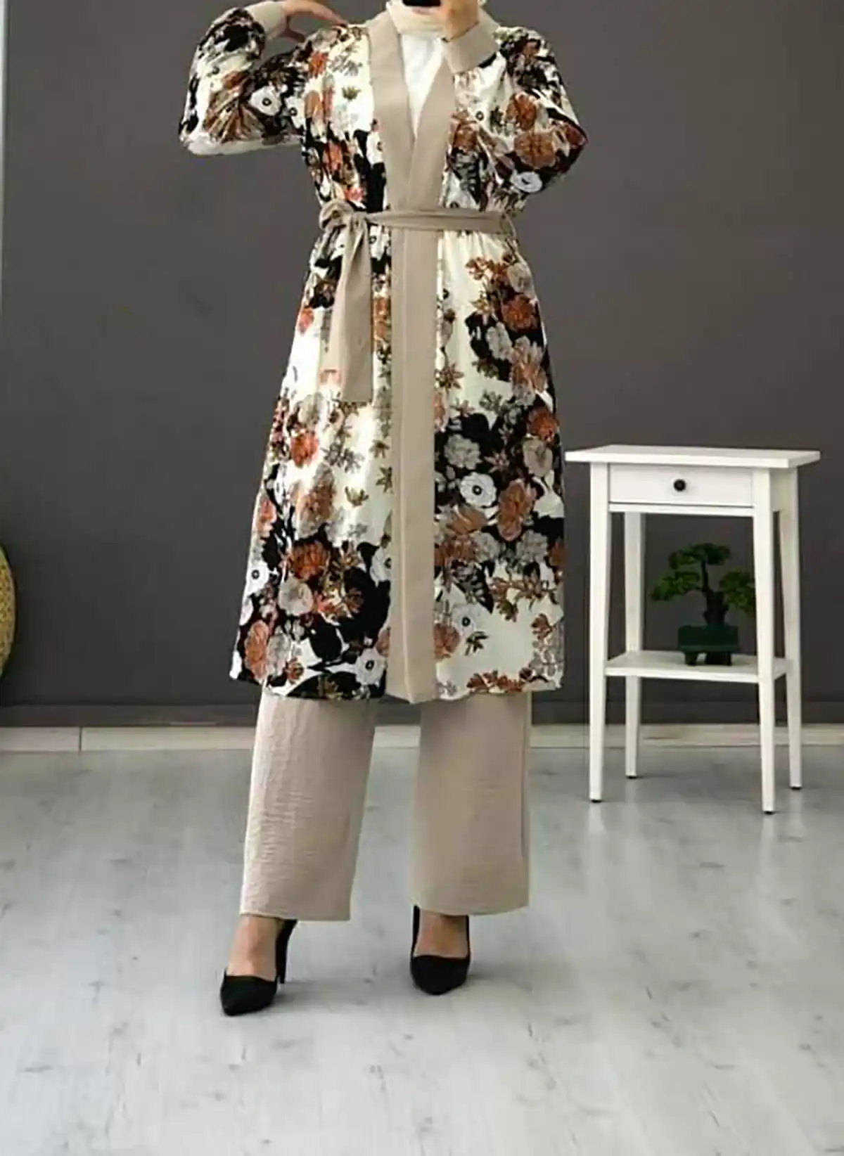 مانتو طرح دار زیبا باکلاس