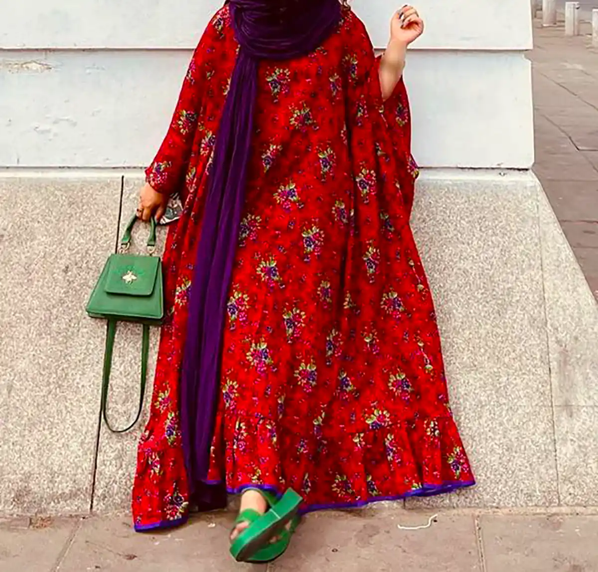 مانتو طرح دار زیبا باکلاس