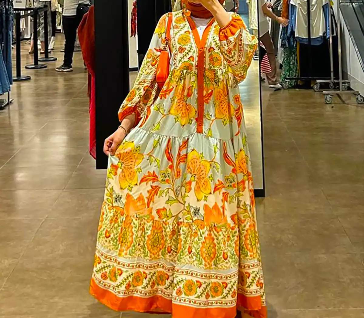 مانتو طرح دار زیبا باکلاس