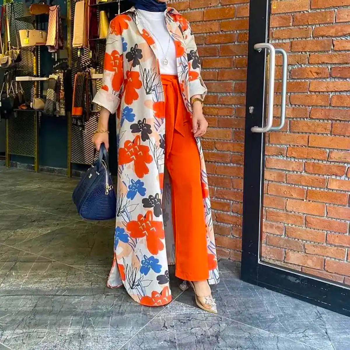 مانتو طرح دار زیبا باکلاس