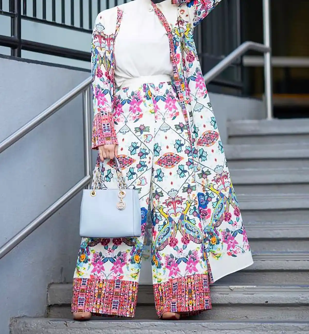 مانتو طرح دار زیبا باکلاس