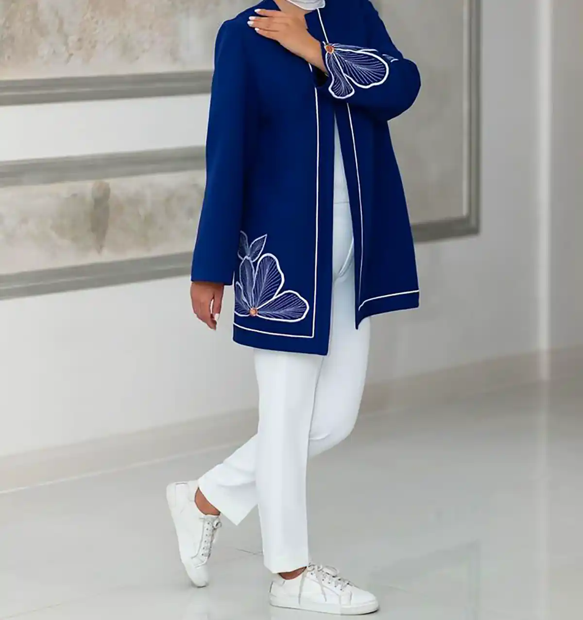 مانتو طرح دار شیک زنانه