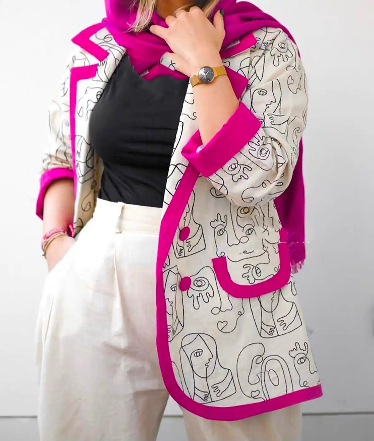 مانتو ترند بهاری شیک