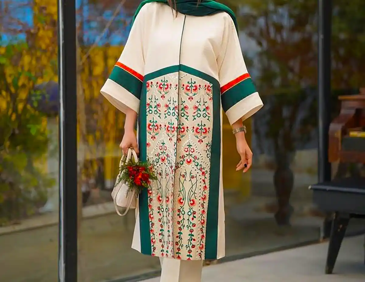 مانتو زنانه فری سایز شیک 