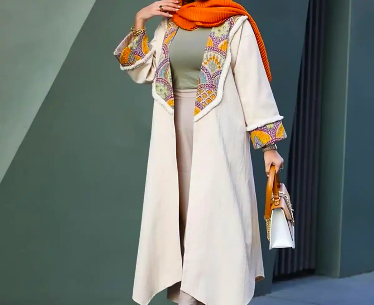 مانتو زنانه فری سایز شیک 