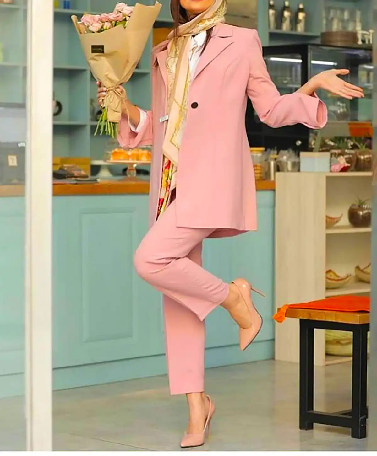 مانتو زیبا پاستیلی