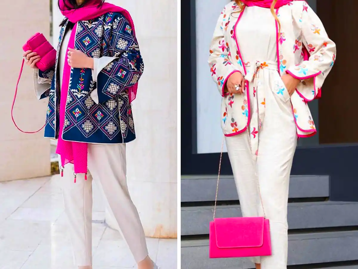 مانتو زیبا پاستیلی