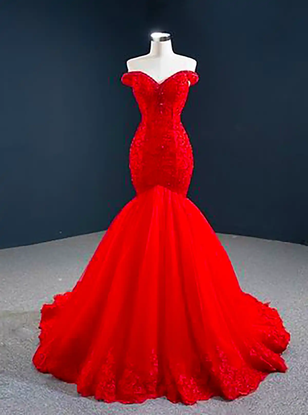 ماکسی مجلسی قرمز جذاب