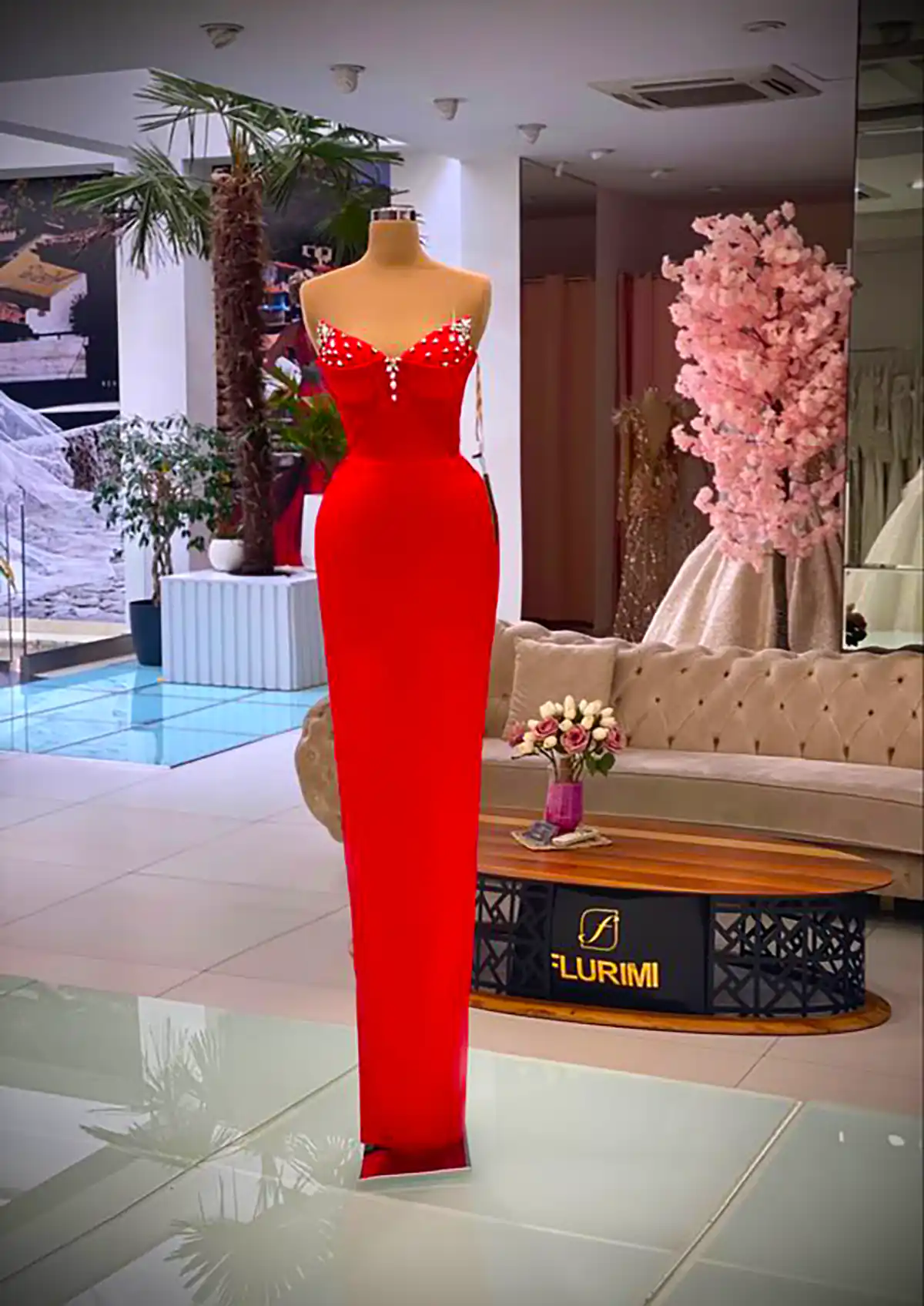 ماکسی مجلسی قرمز جذاب