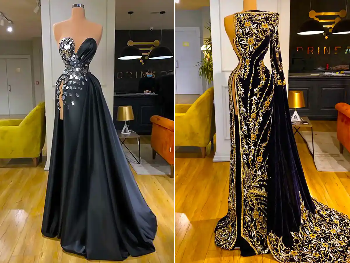 ماکسی مشکی مجلسی