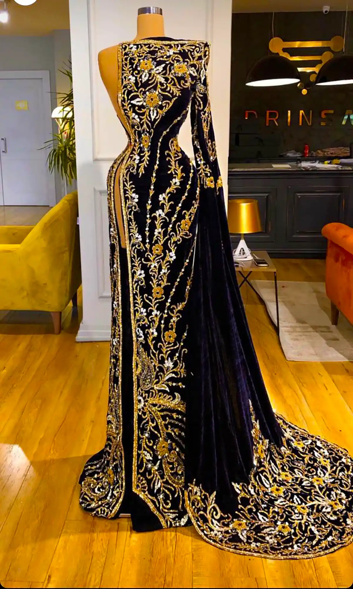 ماکسی مشکی مجلسی