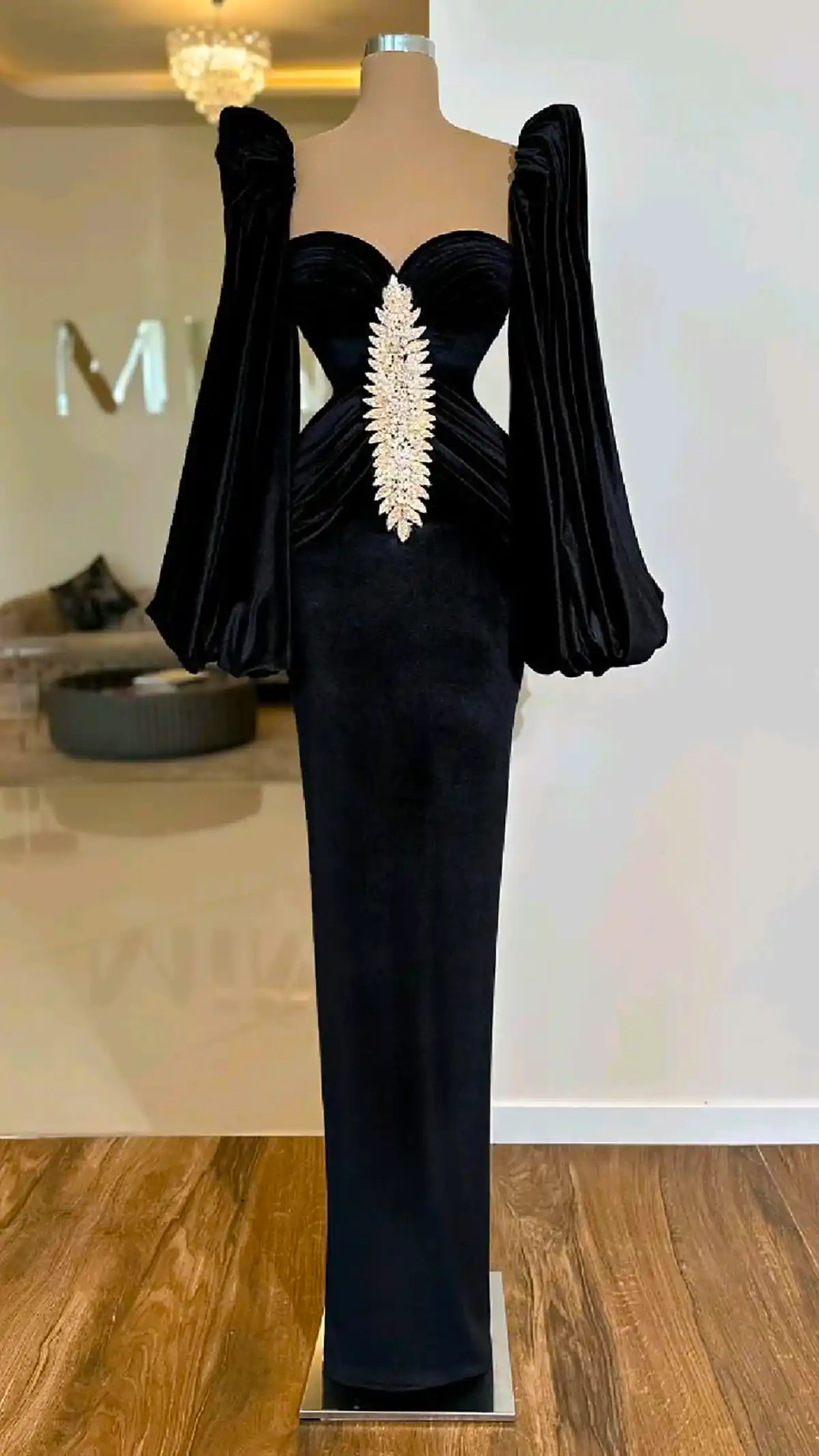 ماکسی مشکی مجلسی