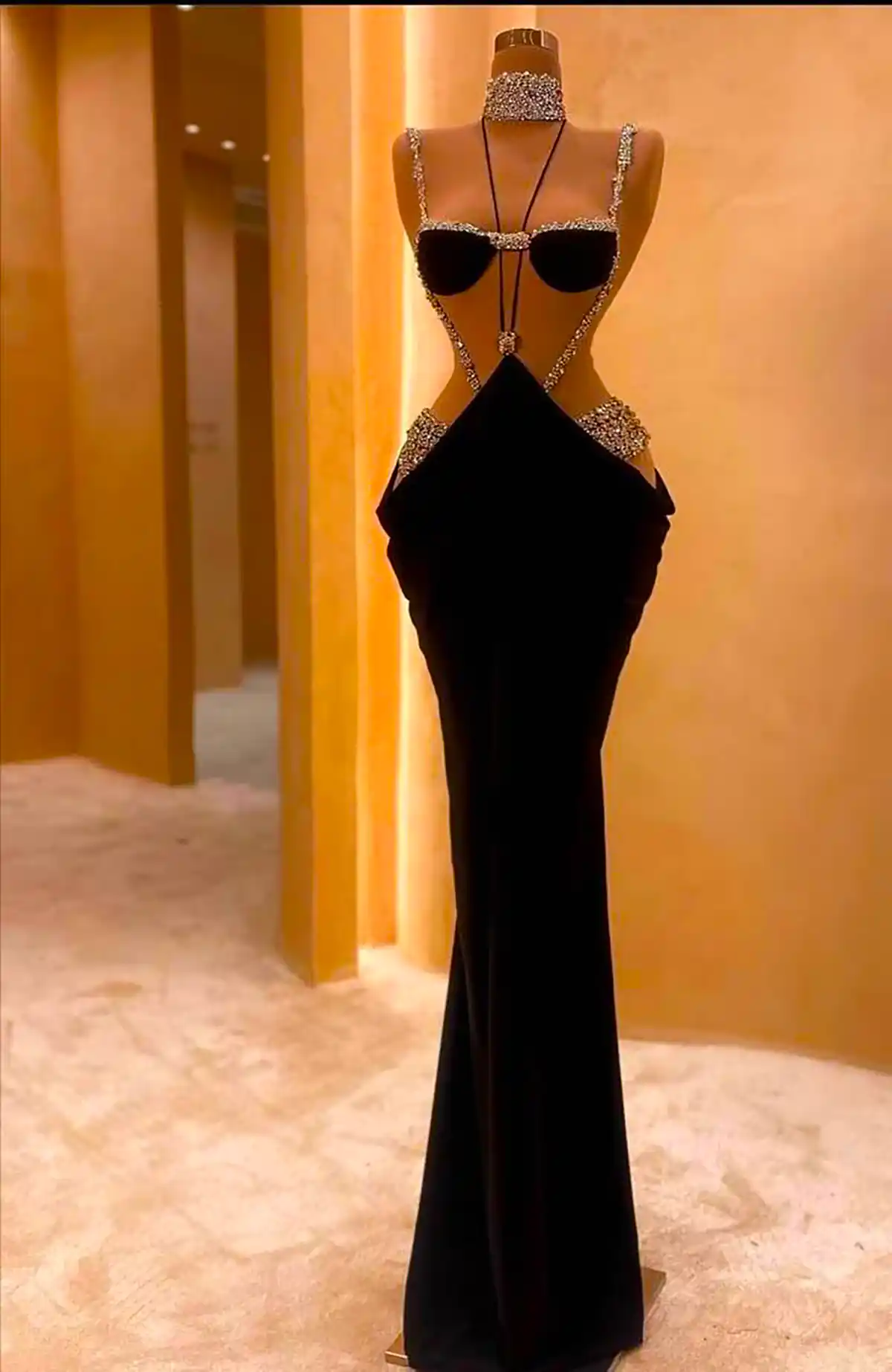 ماکسی مشکی مجلسی