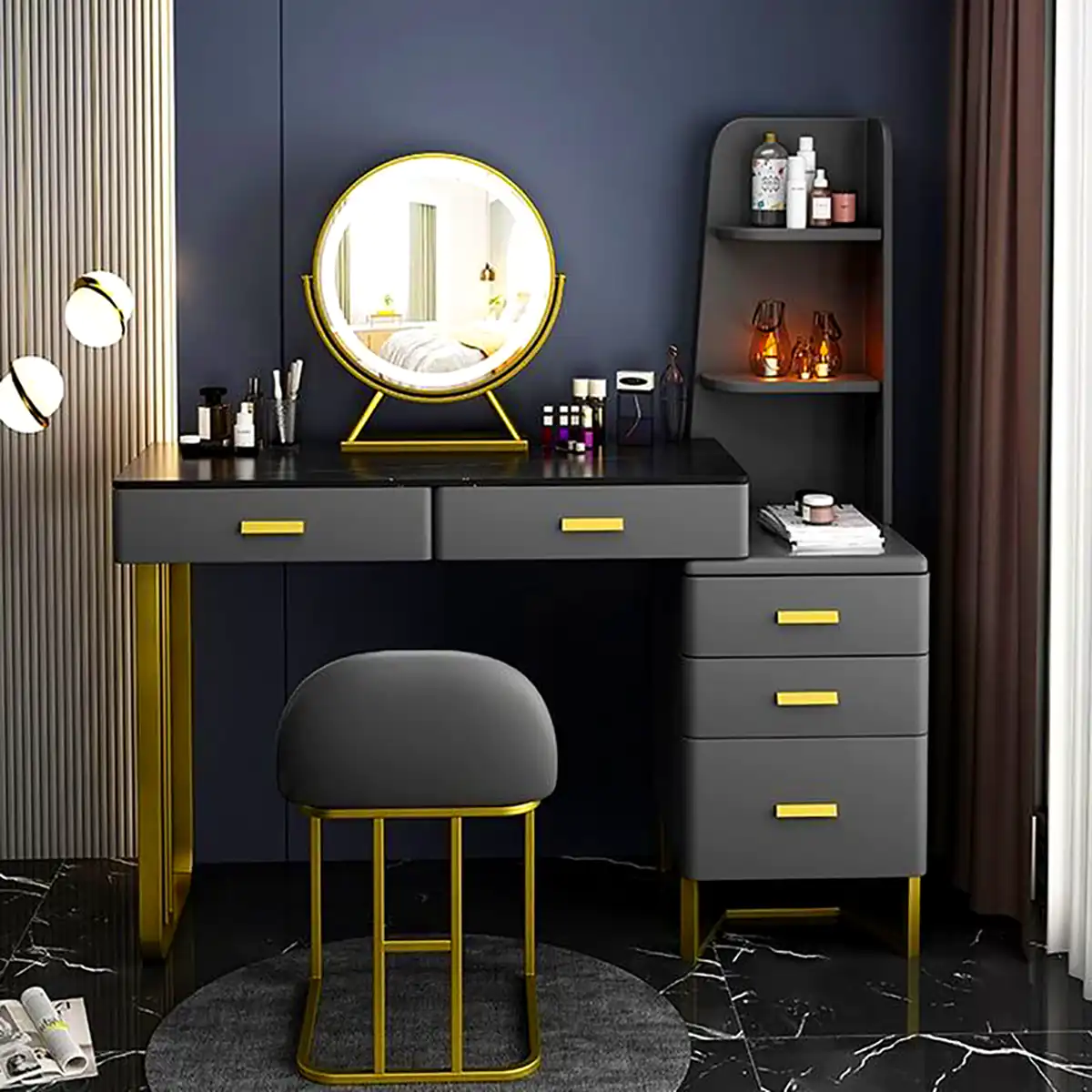 میز و صندلی میکاپ جدید