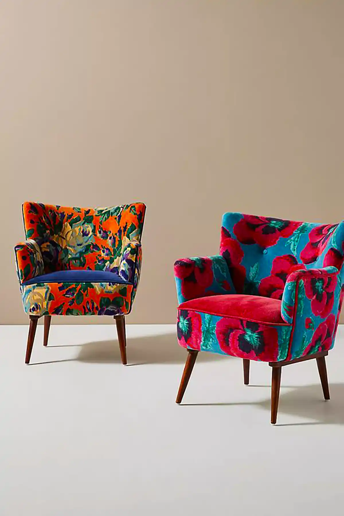 مبل تکی طرحدار