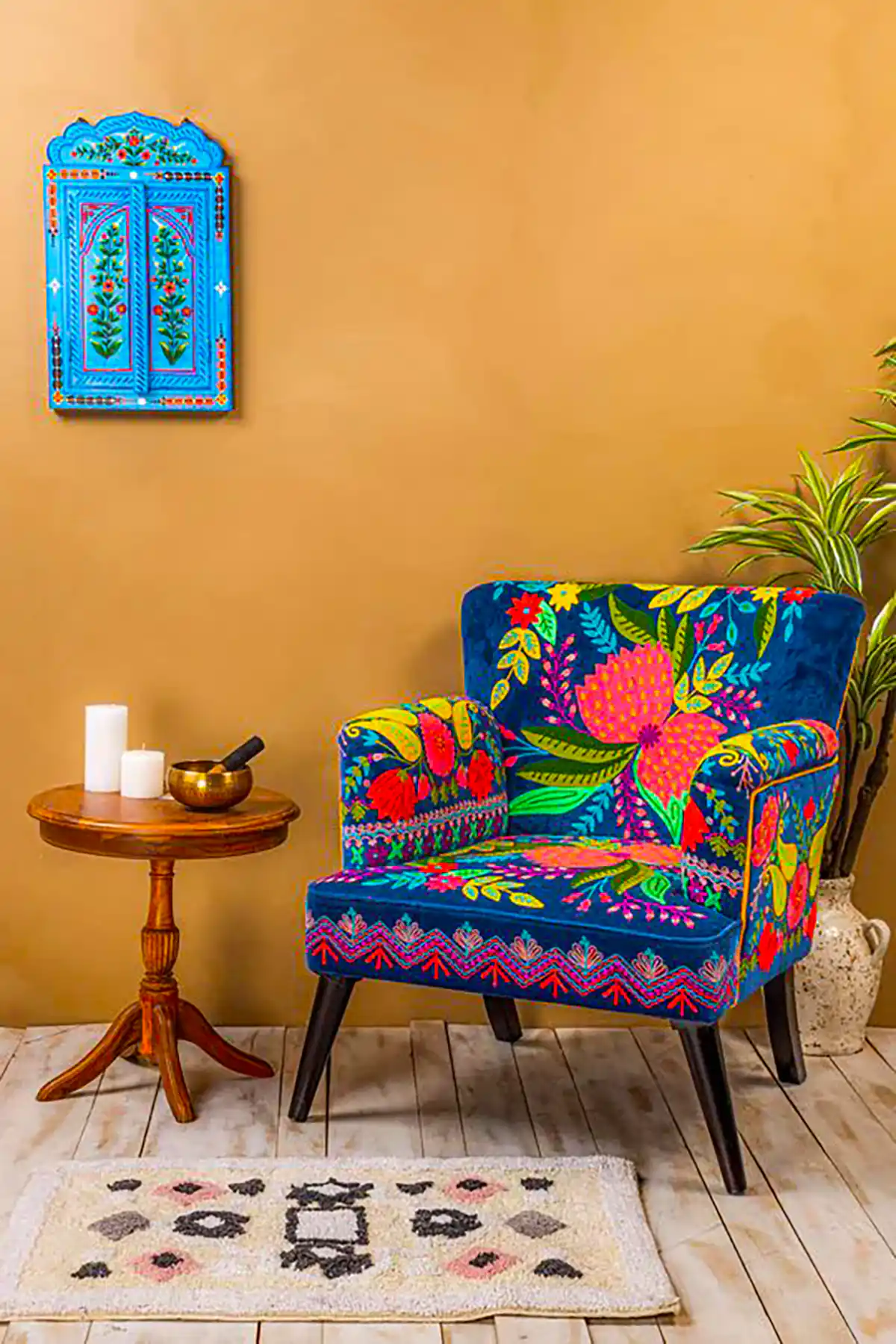 مبل تکی طرحدار