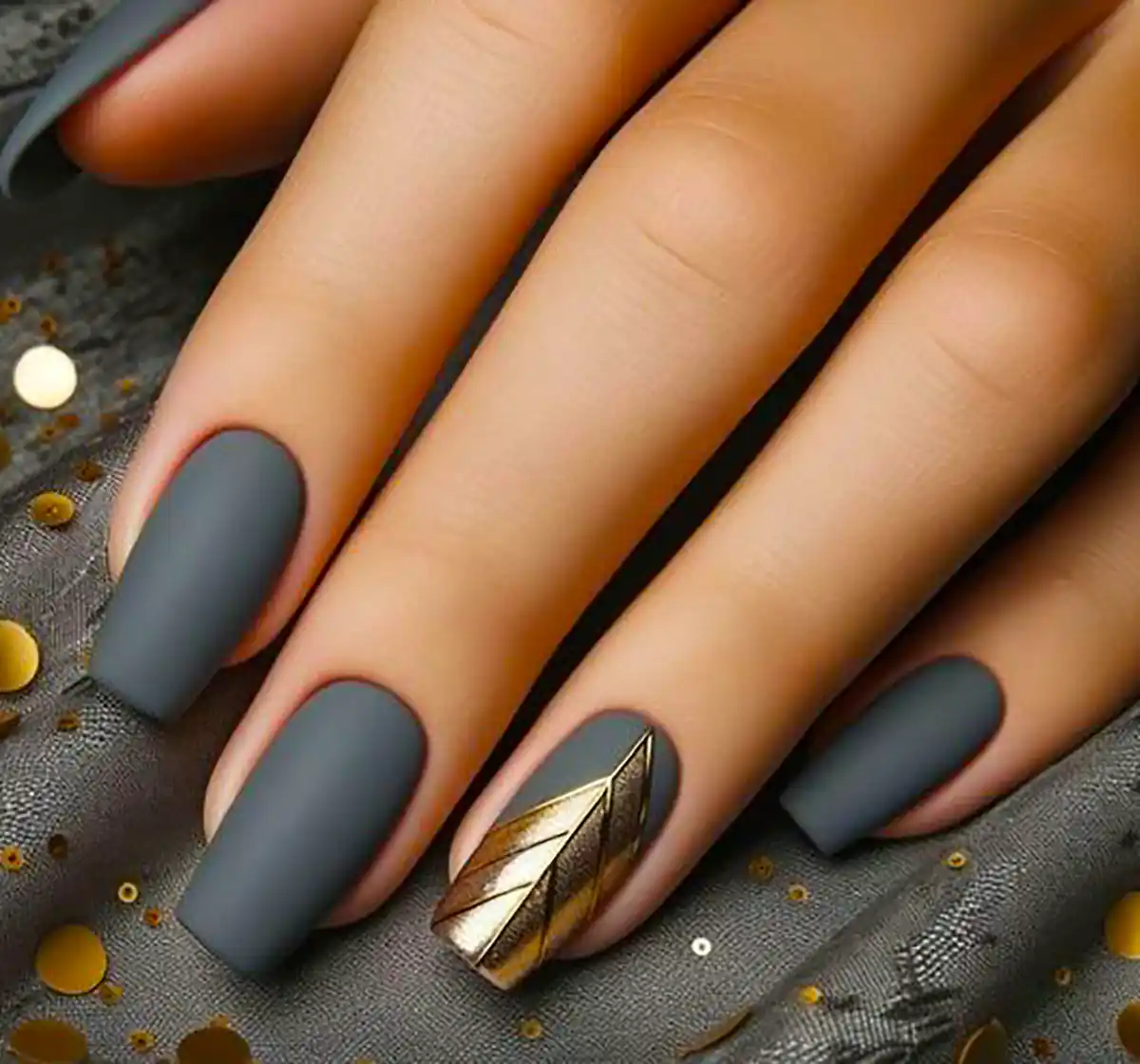 مدل ناخن مخملی ترند