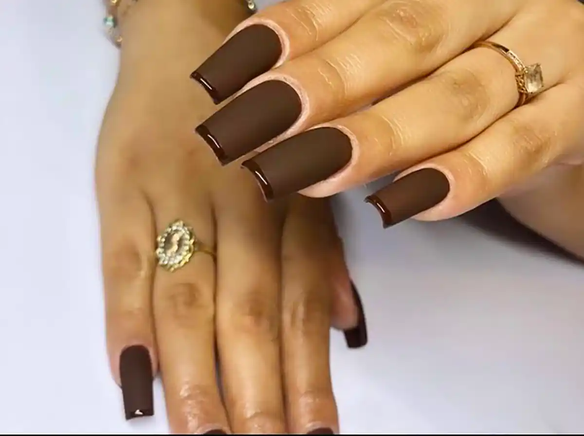 مدل ناخن مخملی ترند