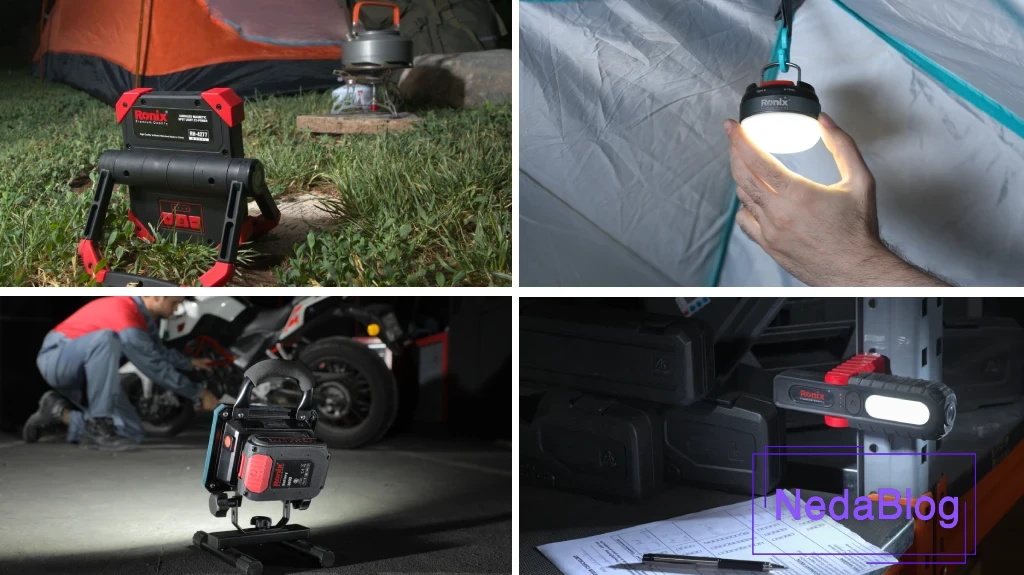 چراغ‌های چندکاره؛ مناسب مطالعه و تعمیرات اضطراری