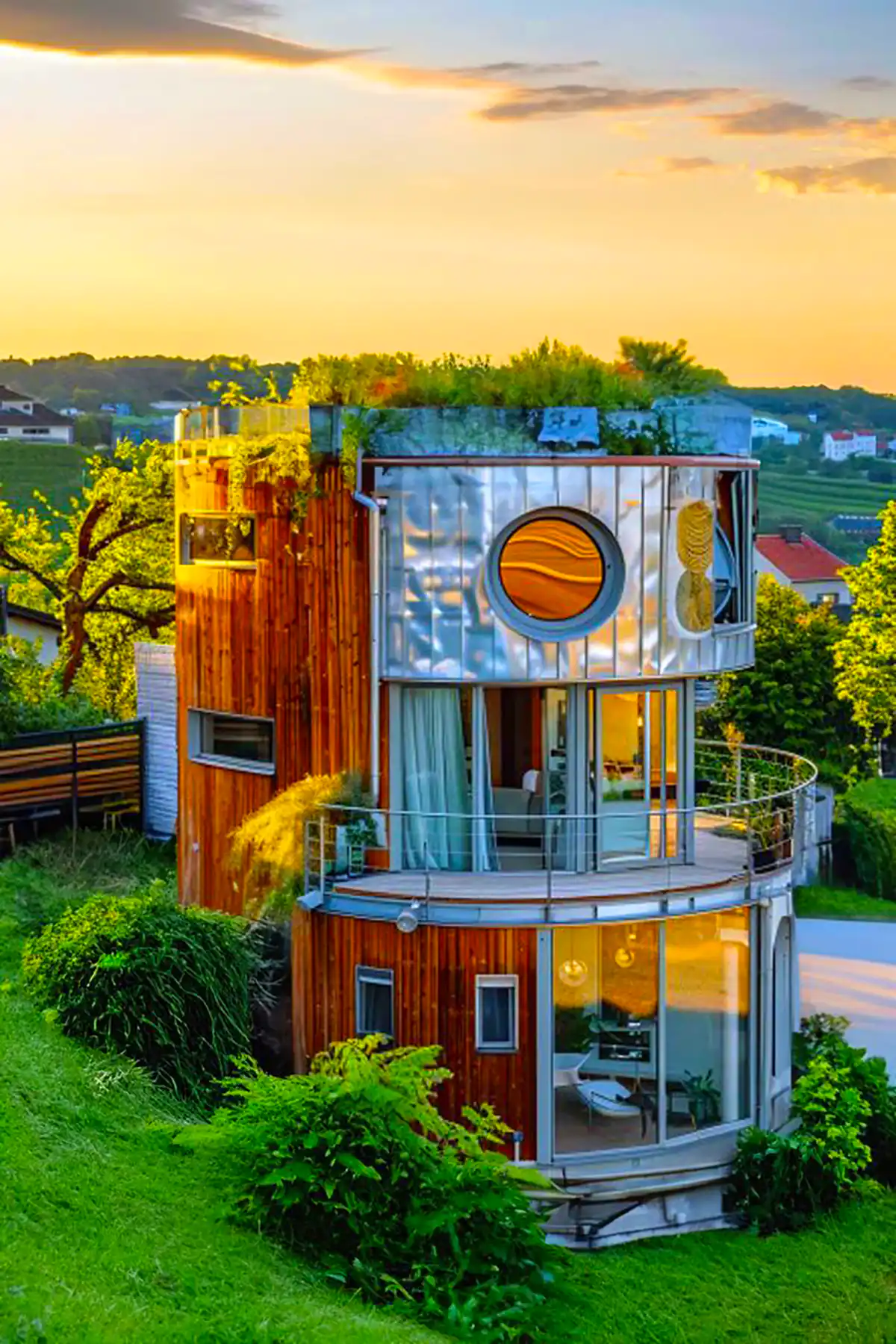 نمای بی نظیر و خاص ویلا