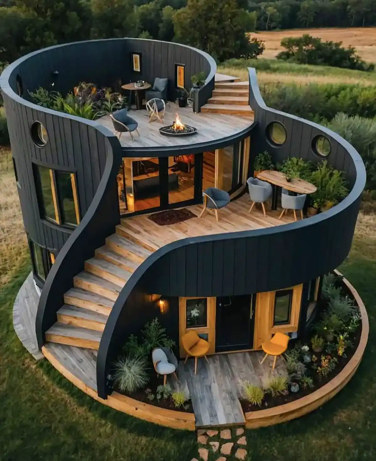 نمای بی نظیر و خاص ویلا