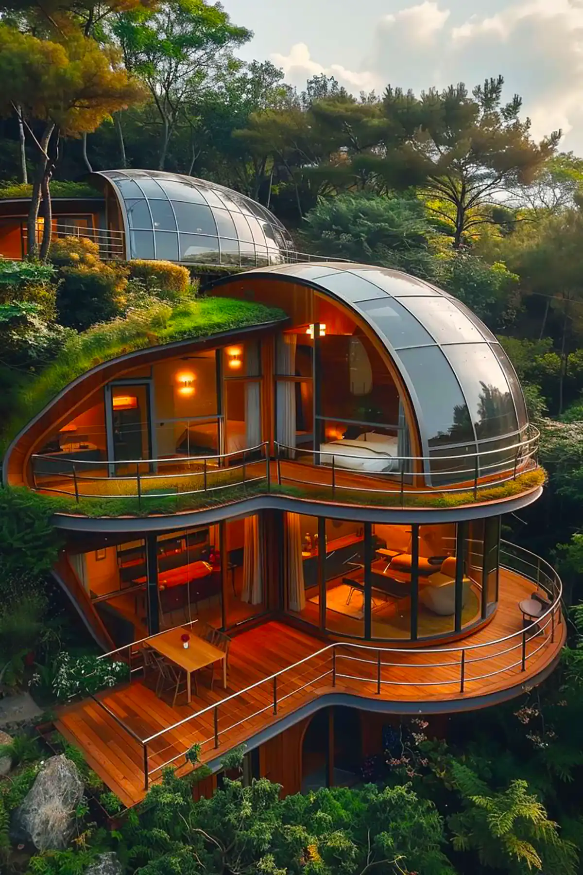 نمای بی نظیر و خاص ویلا