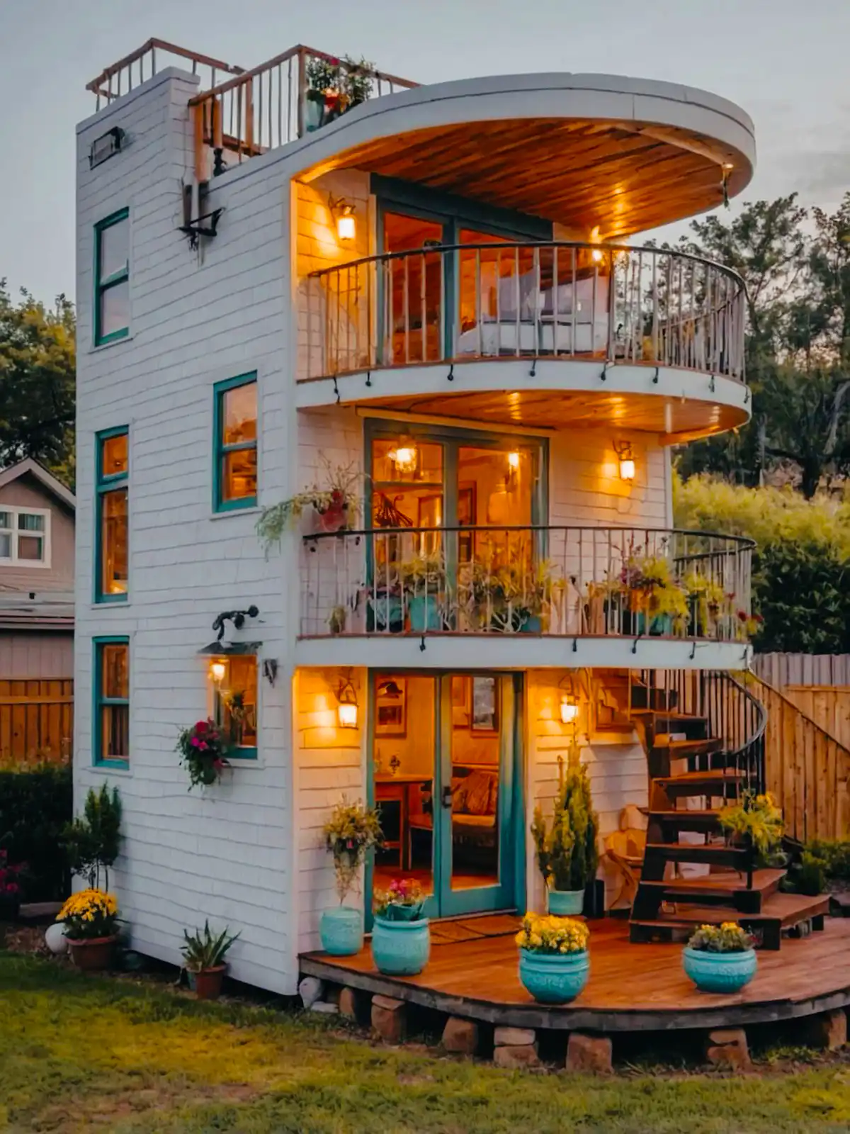 نمای بی نظیر و خاص ویلا