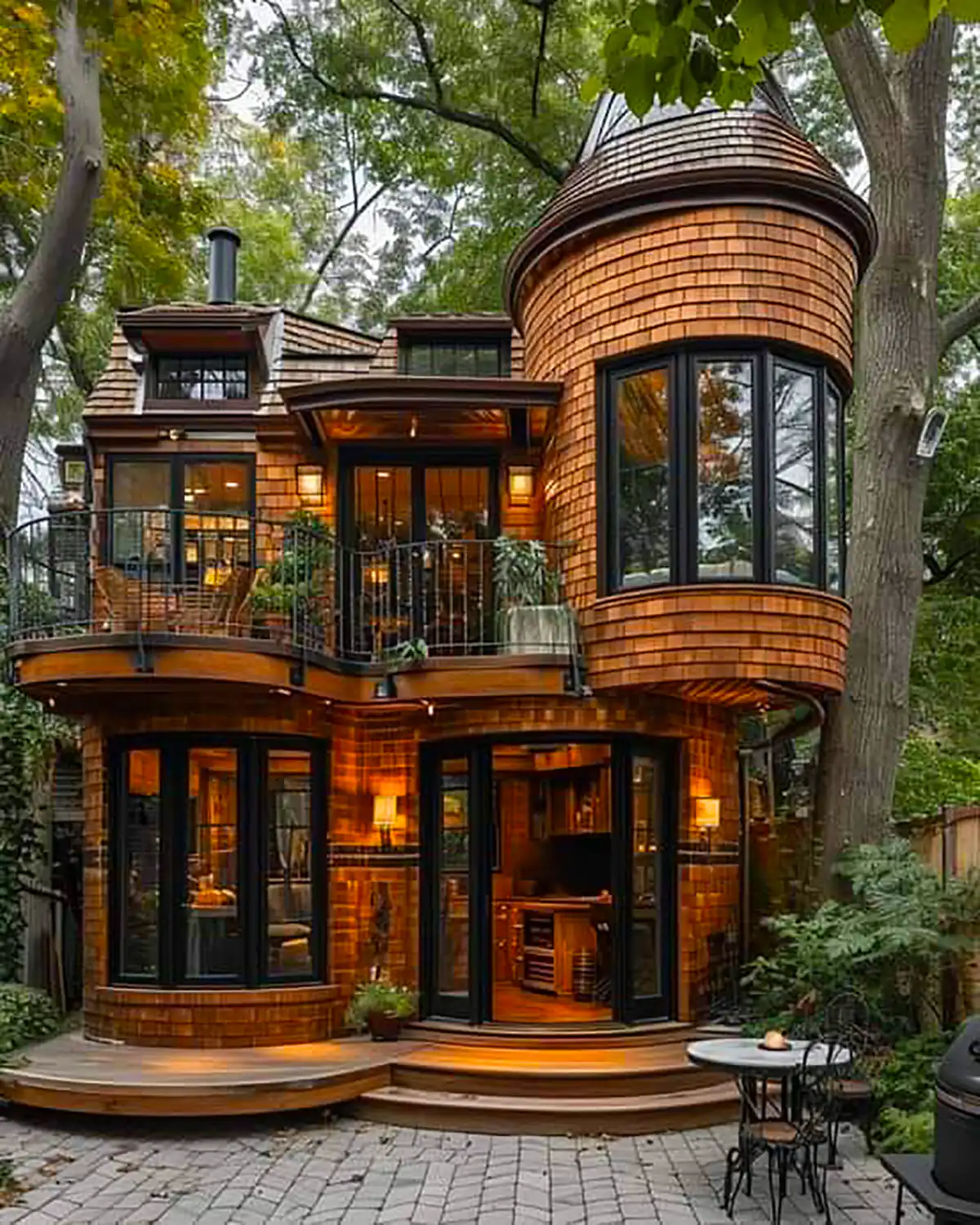 نمای بی نظیر و خاص ویلا