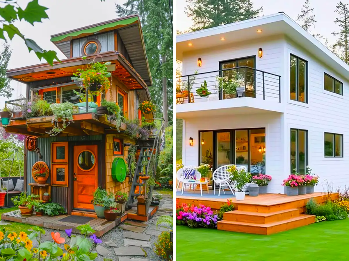 نمای بی نظیر و خاص ویلا