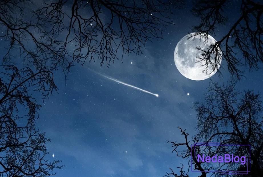 نور طبیعی مهتاب و ستاره‌ها