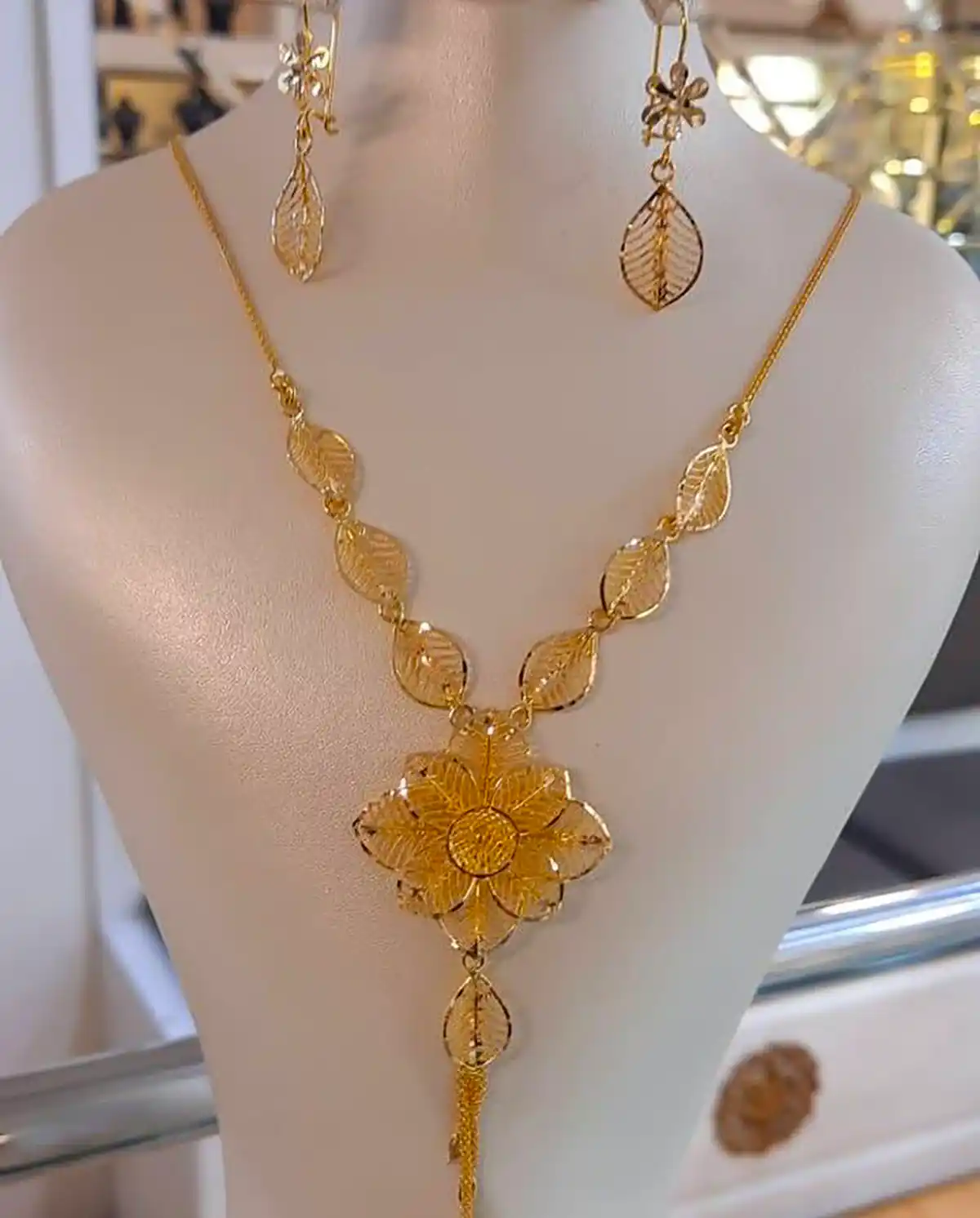 نیم ست طلا خفن لوکس