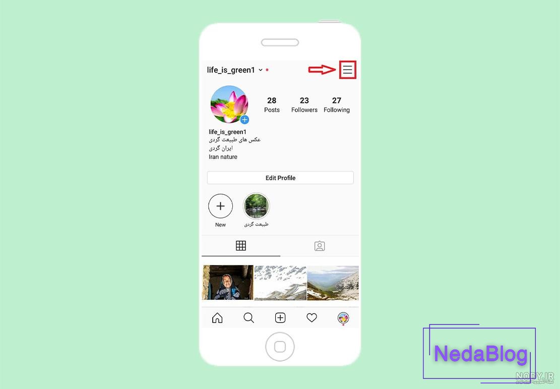 آموزش 8 روش دانلود عکس پروفایل اینستاگرام اندروید ، آیفون و کامپیوتر - انزل  وب